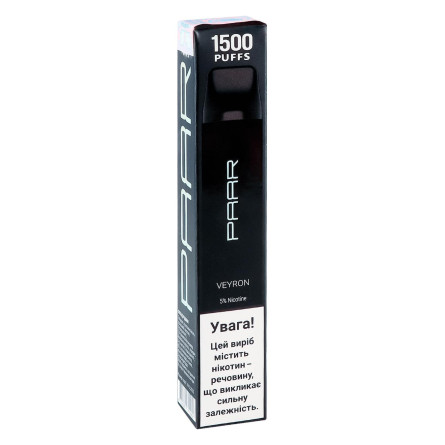 Цигарка електронна PAAR 1500 Veyron 5% 5,6мл slide 1