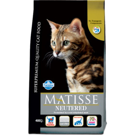 Сухий корм для стерилізованих кішок та кастрованих котів Farmina Matisse Neutered Chicken з куркою 1.5 кг