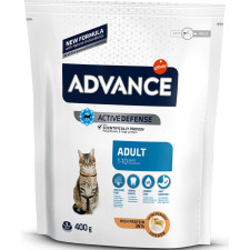 Сухий корм для дорослих котів і кішок Advance Adult Chicken & Rice 400 г mini slide 1