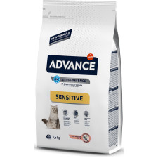 Сухой корм для кошек с чувствительным пищеварением Advance Salmon Sensitive 1.5 кг mini slide 1