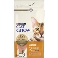 Сухой корм для взрослых кошек Purina Cat Chow Adult с уткой 1.5 кг mini slide 1