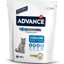 Сухой корм для стерилизованных котов и кошек Advance Sterilized 400 г mini slide 1