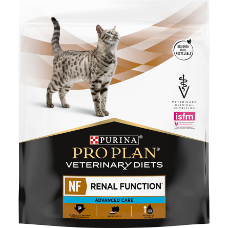Сухий дієтичний корм PRO PLAN VETERINARY DIETS NF Renal Function Advanced Care для дорослих котів, для підтримання функції нирок при хронічній хворобі нирок 350 г slide 1