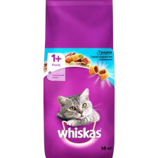 Сухой корм для взрослых кошек Whiskas с тунцом 14 кг mini slide 1