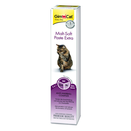 Паста Для кошек Gimborn GimCat Malt-Soft Экстра для выведения шерсти 200 г (4002064417127 / 4002064417943)