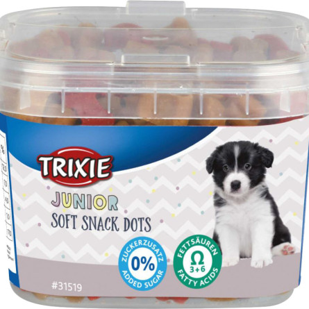 Вітаміни для цуценят Trixie Junior Soft Snack Dots c Омега-3 140 г slide 1