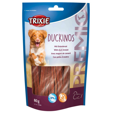 Ласощі для собак Trixie 31594 Premio Duckinos качка 80 г