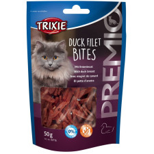 Ласощі для котів Trixie 42716 Premio Duck Filet Bites філе качки сушене 50 г mini slide 1