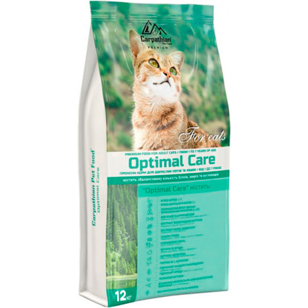 Сухий корм для кішок Carpathian Pet Food Optimal Care 12 кг