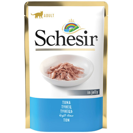 Влажный корм для котов Schesir Tuna Тунец в желе 85 г
