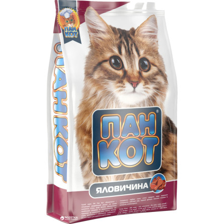 Сухой корм для кошек Пан Кот Говядина 400 г