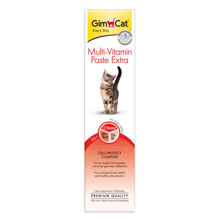 Паста Gimborn GimCat Мультивитамин Extra для котов 200 г (4002064401898 / 4002064421643) slide 1