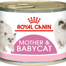 Вологий корм для новонароджених кошенят Royal Canin Mother & Babycat Cans 195 г (4098002) mini slide 1