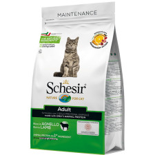 Сухий монопротеіновий корм для дорослих котів Schesir Cat Adult Lamb з ягням 400 г mini slide 1