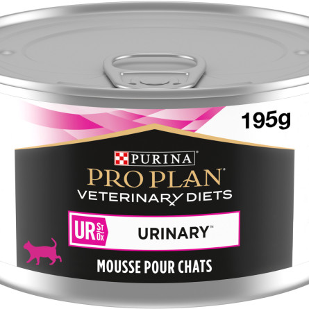 Влажный диетический корм для взрослых котов Pro Plan Veterinary Diets UR ST/OX Urinary для растворения и снижения образования струвитных камней 195 г