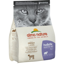 Сухий корм Almo Nature Holistic Cat для дорослих котів з чутливим травленням зі свіжим ягням 2 кг mini slide 1