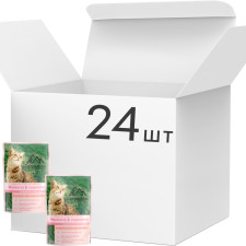 Упаковка вологого корму для кішок Carpathian Pet Food з Макреллю і овочами в соусі 100 г х 24 шт mini slide 1