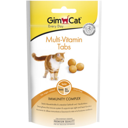 Таблетки Gimborn Every Day Multivitamin для котів 40 г (4002064418704 / 4002064421681)