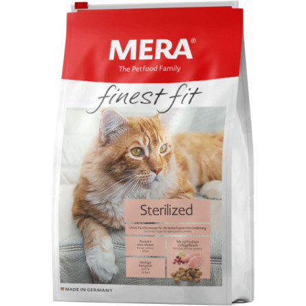 Корм для стерилизованных котов Mera Finest Fit Sterilized 1.5 кг slide 1