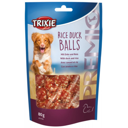 Лакомство для собак Trixie 31704 Premio Rice Duck Balls рис/утка 80 г