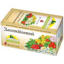 Фіточай Карпатська Лічниця 6 Заспокійливий з плодів рослин і трав в пакетиках 25х0.8г mini slide 1