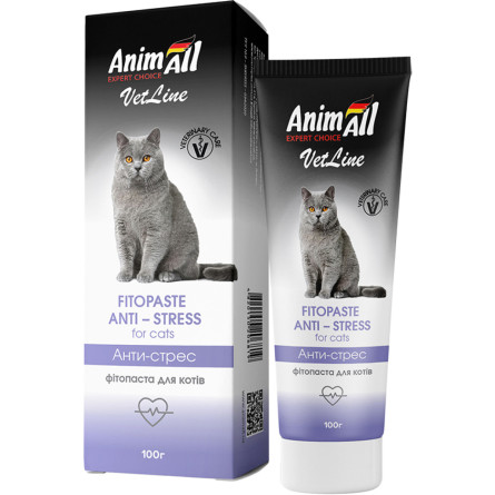 Фитопаста AnimAll VetLine стоп стресс для кошек 100 г