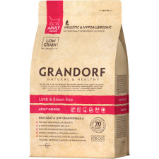 Сухий корм для кішок Grandorf Lamb&Rice Adult Indoor ягня з рисом 400 г mini slide 1