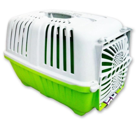 Перенесення для собак і кішок MPS 2 Pratiko 1 Plast S 01130107 48 х 31.5 х 33 см до 12 кг Зелена slide 1