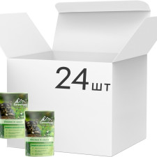 Упаковка влажного корма для кошек Carpathian Pet Food в соусе с Курицей 80 г х 24 шт mini slide 1