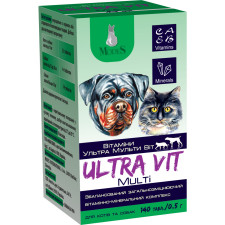 Витаминно-минеральный комплекс ModeS Ultra Multi Vit для кошек и собак 140 таблеток по 0.5 г mini slide 1