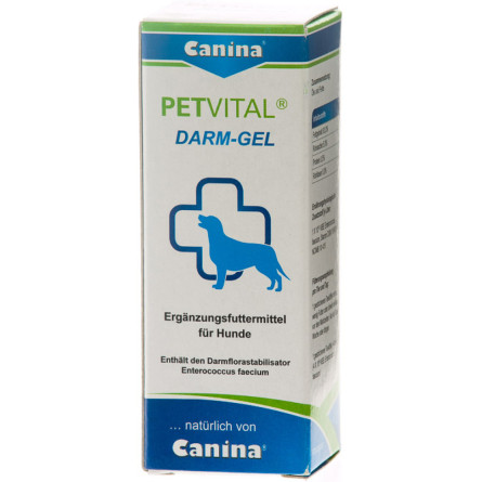 Пробиотик от проблем с пищеварением для собак Canina Petvital Darm-Gel 30 мл