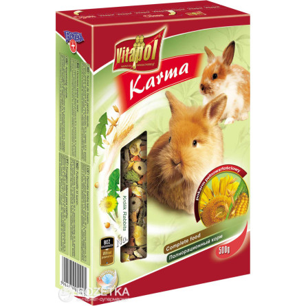 Повнораційний корм для кроликів Vitapol 500 г slide 1