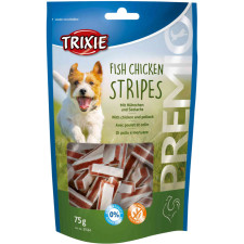 Ласощі для собак Trixie 31534 Premio Chicken and Pollock Stripes палички курка / риба 75 г mini slide 1