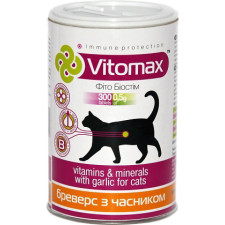 Бреверс Vitomax з пивними дріжджами та часником для котів таблетки 300 шт. (200046) mini slide 1