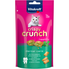 Лакомство для кошек Vitakraft Crispy Crunch подушечки для зубов с мятой 60 г mini slide 1