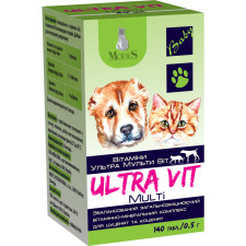 Вітамінно-мінеральний комплекс ModeS Ultra Multi Vit для цуценят та кошенят 140 таблеток по 0.5 г mini slide 1