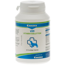 Поливитаминный комплекс для собак Canina V25 100 г 30 таблеток mini slide 1