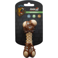Игрушка AnimAll GrizZzly косточка с ароматом мяса 11.7х4.7х4 см Beige/brown mini slide 1