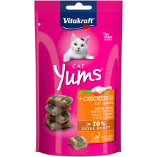Ласощі для кішок Vitakraft Yums з куркою і котячою м'ятою 40 г mini slide 1