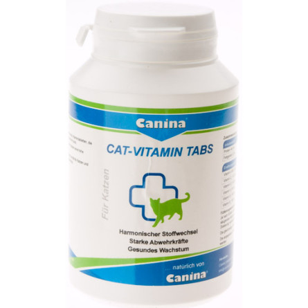Вітамінний комплекс для котів Canina Cat-Vitamin Tabs 50 г/100 шт.