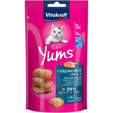 Лакомство для кошек Vitakraft Yums с лососем и Омега-3 40 г mini slide 1