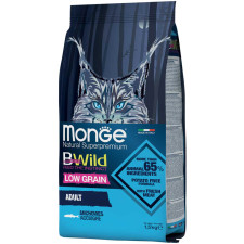 Сухий корм для кішок Monge Cat Bwild Low Grain з анчоусом 1.5 кг mini slide 1
