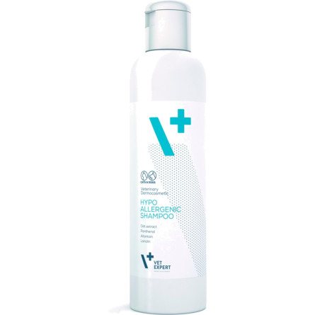 Гипоаллергенный шампунь VetExpert Hypoallergenic Shampoo для кошек и собак 250 мл