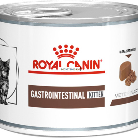Вологий корм для кошенят Royal Canin Gastrointestinal Kitten банку 195 г (12270020) slide 1