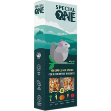 Палички Special One Овочевий мікс для декоративних гризунів 90 г mini slide 1