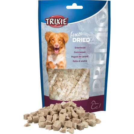 Ласощі для собак Trixie Преміо Freeze Dried качина грудка 50 г slide 1