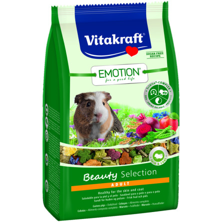 Корм ​​для морських свинок Vitakraft Emotion Beauty Selection Adult 600 г (4008239337535/4008239314581)