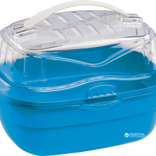 Переноска для гризунів Ferplast Aladino Small 20х16х13.5 см Блакитна mini slide 1