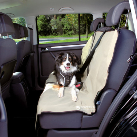 Подстилка для собак защитная в авто Trixie 13237 1.4х1.2 м Бежевая slide 1