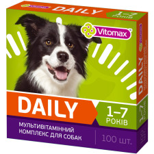Мультивитаминный комплекс Daily для собак таблетки 100 шт (DAY202) mini slide 1